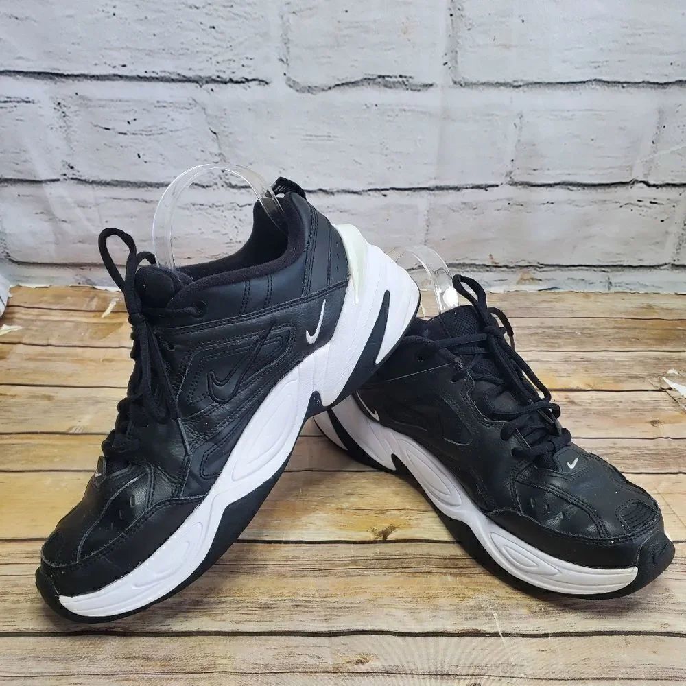 Nike Women's M2K Tekno AO3108-005 Black Running Shoes Size 9